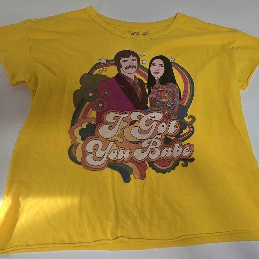 Midnight Rider Bright Yellow Graphic Tee